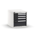 Cassettiera Master con 5 cassetti 1x50 2x75 1x100 1x200 – H 600 mm