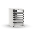 Cassettiera Master con 7 cassetti 1x50 2x75 2x100 1x150 1x200 – H 850 mm