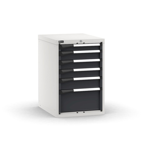 Master drawer cabinet with 6 drawers 1x75 3x100 1x125 1x250 – H 850 mm