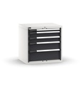 Cassettiera Master con 5 cassetti 1x50 2x100 1x150 1x200 – H 700 mm