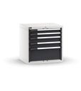 Cassettiera Master con 5 cassetti 2x75 2x100 1x250 – H 700 mm