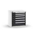 Cassettiera Master con 6 cassetti 2x75 3x100 1x150 – H 700 mm