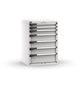 Cassettiera Master con 7 cassetti 2x75 1x100 3x150 1x200 – H 1000 mm