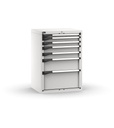 Cassettiera Master con 7 cassetti 1x50 2x75 2x100 1x200 1x300 – H 1000 mm