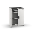 Cassettiera Master con porte con 4 cassetti 4x75 – H 1022 mm