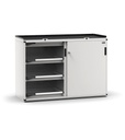 Cassettiera Master con porte scorrevoli con 8 cassetti 8x75 – H 1022 mm