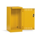 Armadio con ante a battente fessurate, L512 x P555 x H1000 mm
