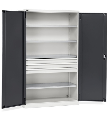 Armadio con porte a battente Perfom – 64×27 EH 3 cassetti