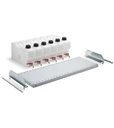 Kit piano fessurato con 2 separatori e 6 taniche, L995 x P495 x H315 mm