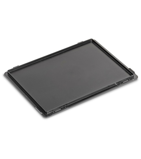 Conductive polypropylene hinged lid for Euro Box container – H 22 mm