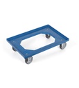 Carrello con ruote per cassetta Euro Box 600x400 – H 170 mm