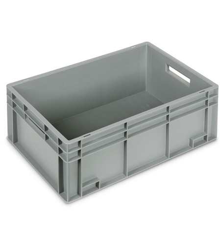 Euro Box Behälter, Gr. 6424, B600 x T400 x H236 mm, offene Griffe