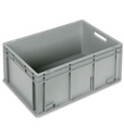 Contenitore Euro Box, mis. 6428, L600 x P400 x H280 mm, maniglie aperte