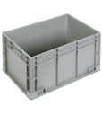 Contenitore Euro Box, mis. 6432, L600 x P400 x H320 mm, maniglie chiuse