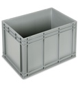 Contenitore Euro Box, mis. 6442, L600 x P400 x H423 mm, maniglie chiuse