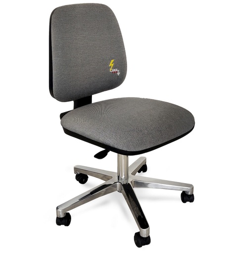 Antistatic work chair with castors