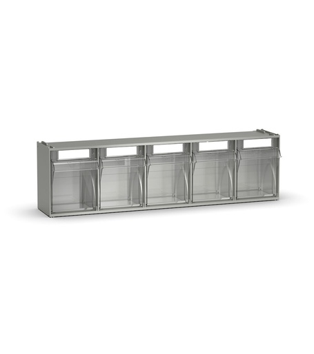 Visual Box drawer unit with 5 drawers – H 168 mm