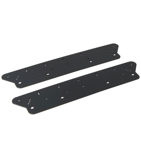 Paire de plaques de support pour profilé en aluminium