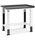 Banco smontato regolabile con piano in acciaio 2,5 mm Work Up