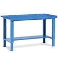 Banco smontato regolabile con piano in acciaio 2,5 mm Work Up
