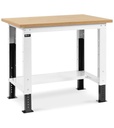 Banco smontato regolabile con piano in multiplex 30 mm Work Up (cod. FBG02S1000R00PD)