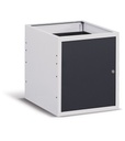 Armadio L=500 mm con 1 porta e 1 piano regolabile Work Up – H 570 mm