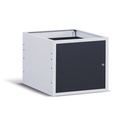 Armadio L=629 mm con 1 porta e 1 piano regolabile Work Up – H 570 mm
