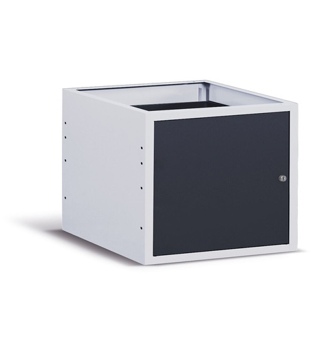 Armario An=629 mm con 1 puerta y 1 estante regulable Work Up – Al 570 mm