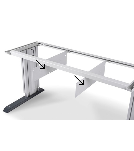 Pair of supports for drawer cabinet