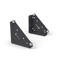 Coppia squadre per fissaggio pannelli su piano, L110 x P32 x H110 mm