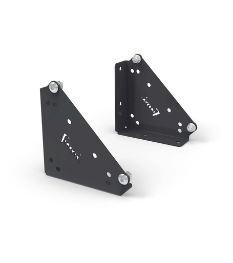 Coppia squadre per fissaggio pannelli su piano, L110 x P32 x H110 mm