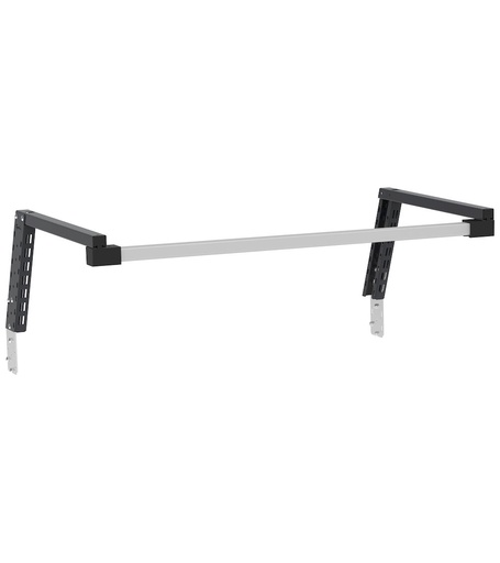Kit 2 supporti inclinati con binario Work Look