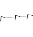 Kit 3 supporti inclinati con 2 binari Work Look