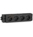 Multipresa Schuko a 4 scomparti