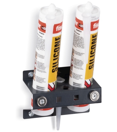 Angled 2-slot silicone holder