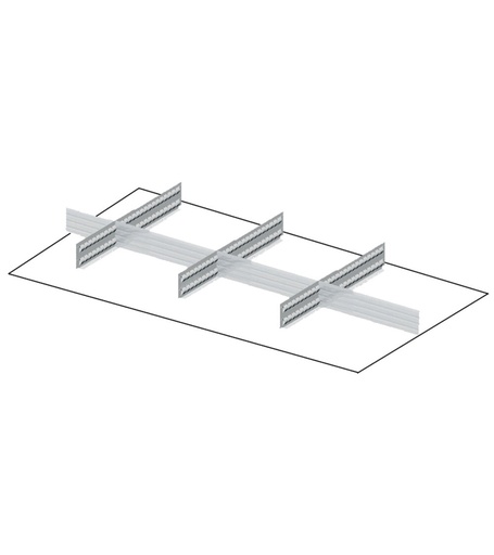 Set materiale di separazione per altezza frontale H=100 mm Perfom – 64×27 EH