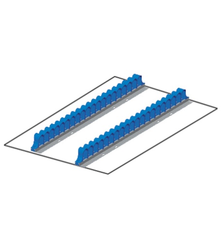 Multi-purpose tool separators for 27×27 EH drawers