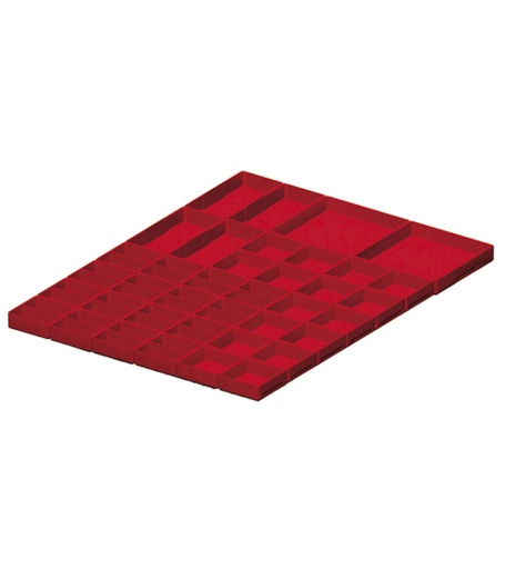 Divider box kit, 36 pieces, for drawers with H 75 mm, 27×36 EH