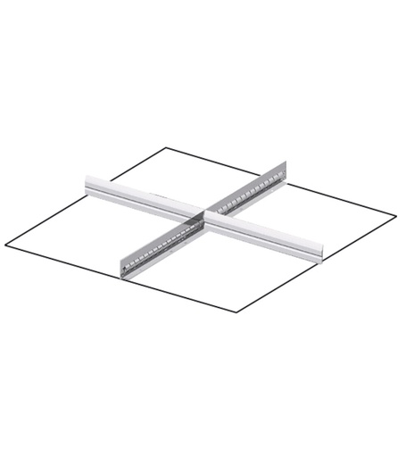 Set of 1 longitudinal divider, 2 transverse dividers for drawers with H 300 mm, 36×36 EH