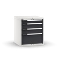 Cassettiera Master con 4 cassetti 1x100 2x150 1x300 – H 800 mm