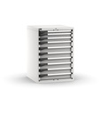 Cassettiera Master con 10 cassetti 1x50 2x75 7x100 – H 1000 mm