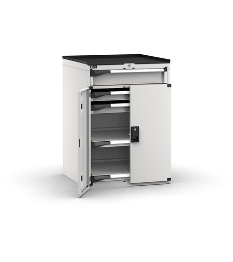 Master drawer cabinet with doors and 3 drawers 1x125 2x75 2xPE – H 1022 mm