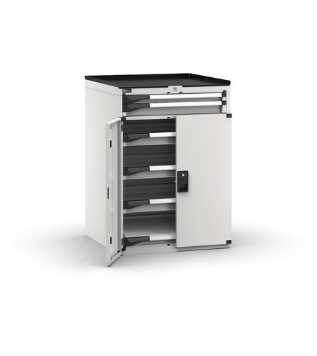 Master drawer cabinet with doors and 5 drawers 1x50 4x75 1xPE – H 1022 mm