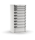 Cassettiera Master con 9 cassetti 2x100 6x150 1x300 – H 1500 mm