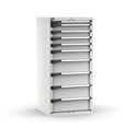 Cassettiera Master con 10 cassetti 1x50 4x100 1x150 4x200 – H 1500 mm