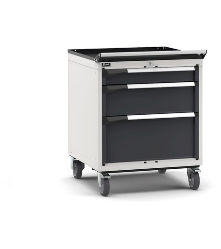 Armoire à tiroirs sur roues avec 3 tiroirs 1x100 1x200 1x300 Master – H 922 mm