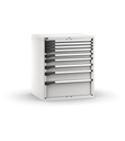 Cassettiera Master con 9 cassetti 3x50 2x75 2x100 1x150 1x250 – H 1000 mm