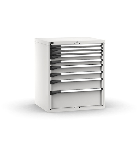 Master drawer cabinet with 9 drawers 3x50 2x75 2x100 1x150 1x250 – H 1000 mm