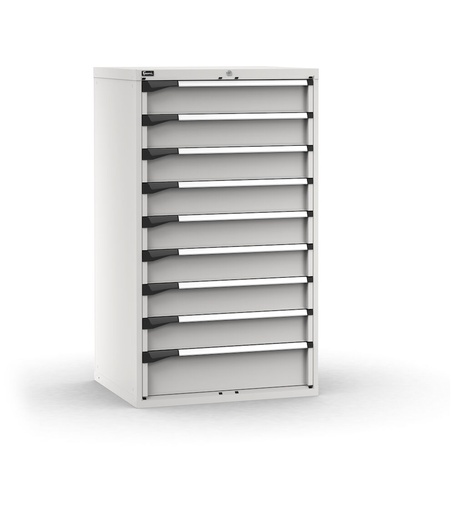 Master drawer cabinet with 9 drawers 8x150 1x200 – H 1500 mm