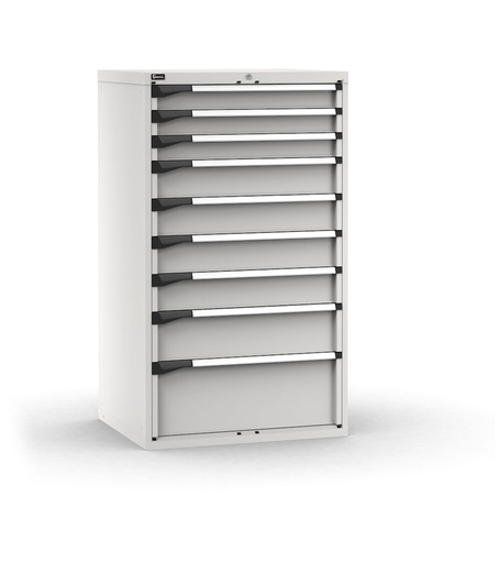 Master drawer cabinet with 9 drawers 3x100 4x150 1x200 1x300 – H 1500 mm